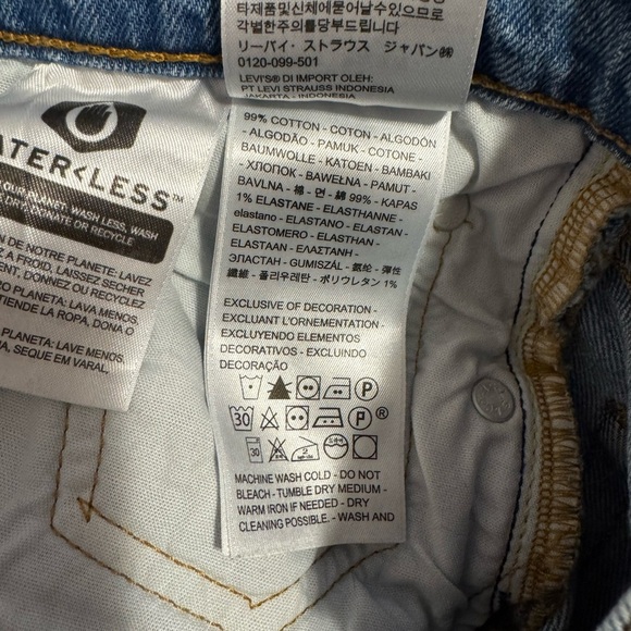 Like-New Levi’s Women’s 501 Jeans Summer 2021 Size 28W/30L - Picture 8 of 10